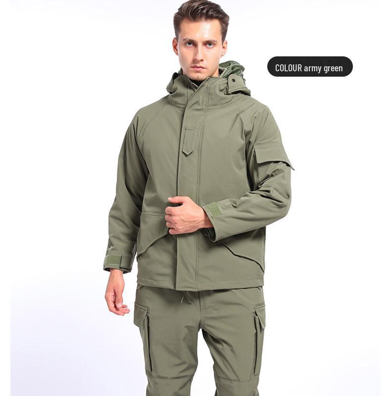 Men s G8 Windproof Waterproof Tactical Suit with Detachable Fleece Liner for Cold Weather Mountaineering XXL