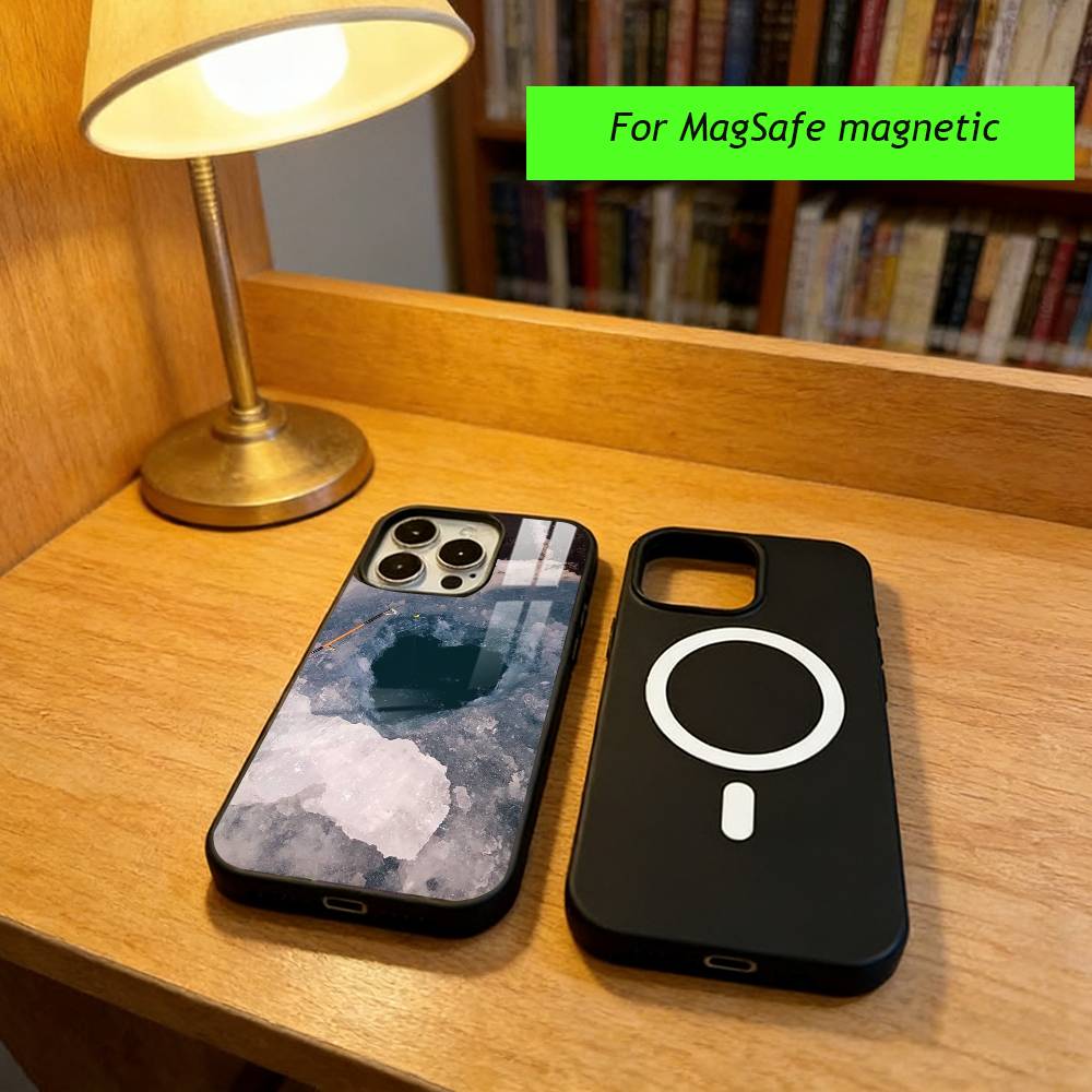 The Art of Ice Fishing Phone Case For iPhone17,16,15,14,13,12,11 Plus,Pro Magnetic with Magsafe Wireless Charging