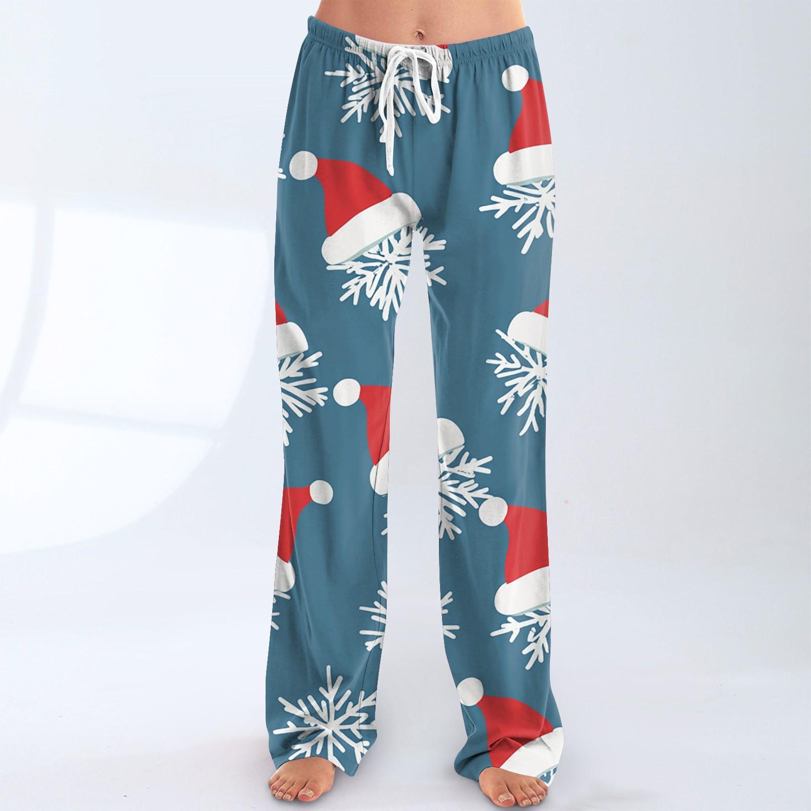 

Женские пижамные штаны, одежда для сна, повседневные брюки с эластичной резинкой на талии, удобные прямые свободные брюки для йоги XXL