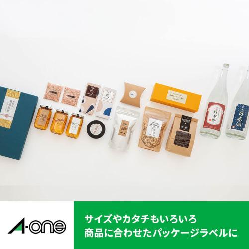 A-One Label Sticker Laser Matte Film Transparent A4 27 Sides 10 Sheets 29462