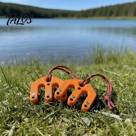 Heavy Lifting Rope Hoist 1 Pair Block And Tackle Pulley System Ultralight Hunting Game Backcountry Gear Garage Outdoor Tools