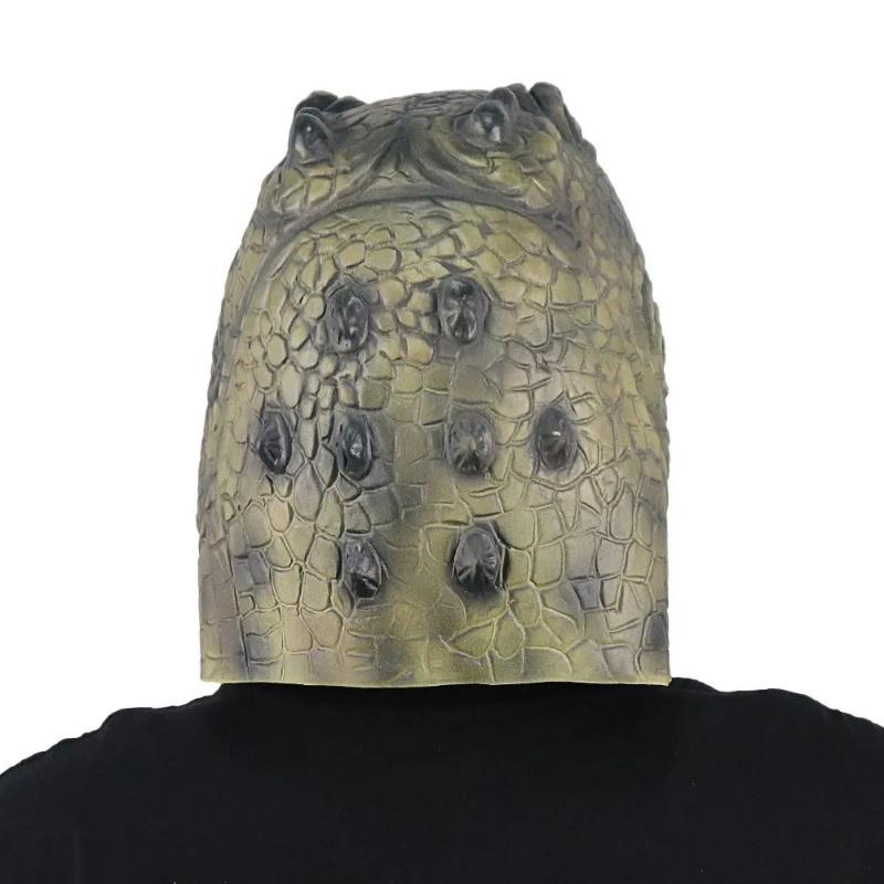 Krokodil djur latexmask