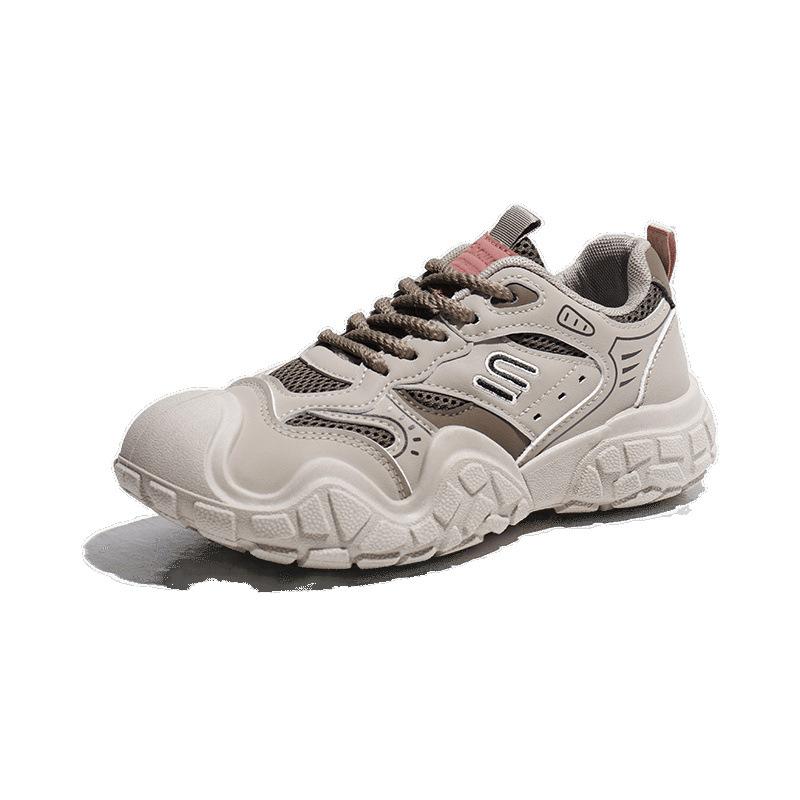 Ins Korean Version of the New Dad Shoes for Women 2025 Spring Student Running Sports Thick-soled Heightening Casual Shoes