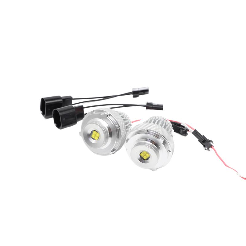 100W Angel Eye Tagfahrlicht (Tagfahrlicht) für BMW 5er Reihe E60 E61 LCI Halogen-Scheinwerfer 2007-2010 - Weiß oder Gelb