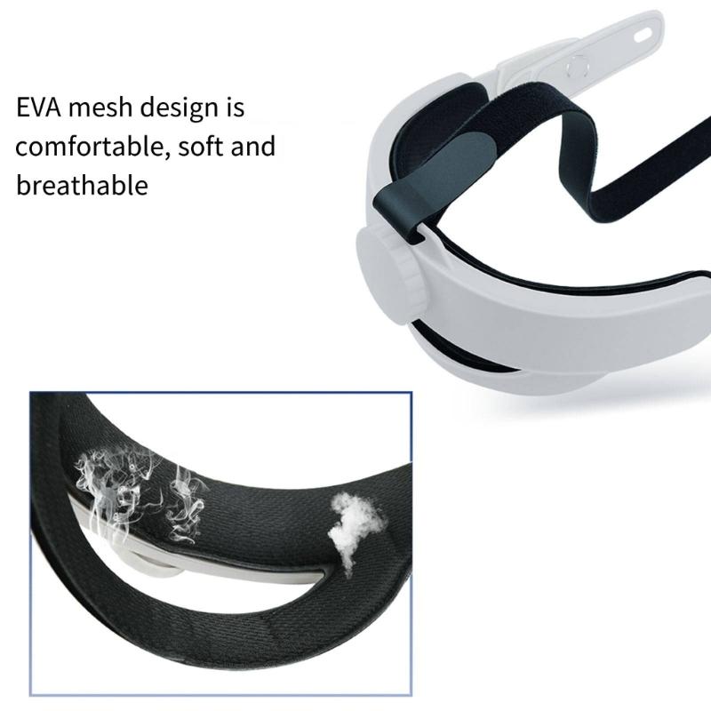 Replacement Head Straps for 3S VR Accessories Adjustable Reduce Head Pressure for 3S VR Straps