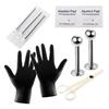 10pcs Kit Body Jewelry , Gloves Tools Included