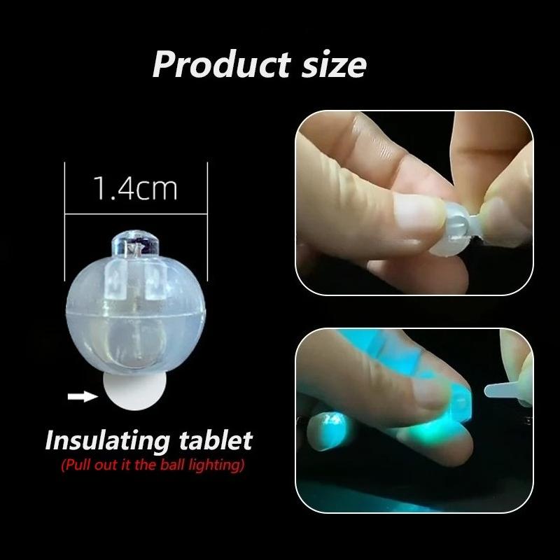10/20/50/100pcs Tumbler Round Ball Light Balloon LED Flash Luminous Lamps Lantern Light for Wedding Party Birthday Decor