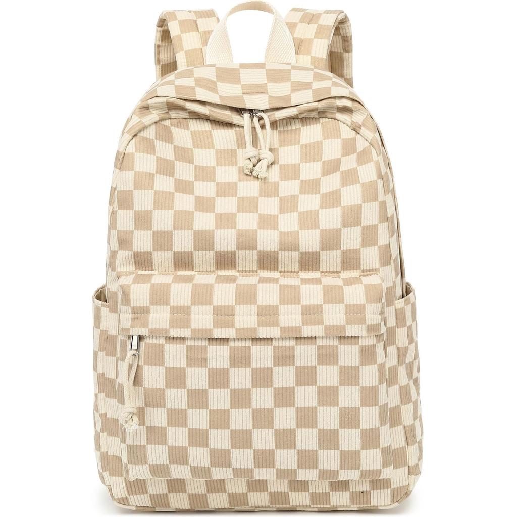 Teen Girl School Bag Elementary School High School Corduroy Strawberry Printed Computer Backpack Backpack Female