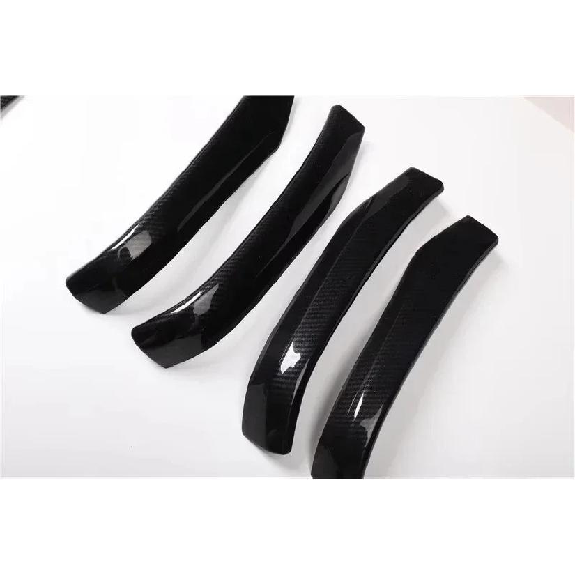 LHD RHD For Toyota Prius ZVW30 2009-2015 Carbon Fiber Inner Door Handle Armrest Panel Cover Trim Door Pull Sticker Frame Styling