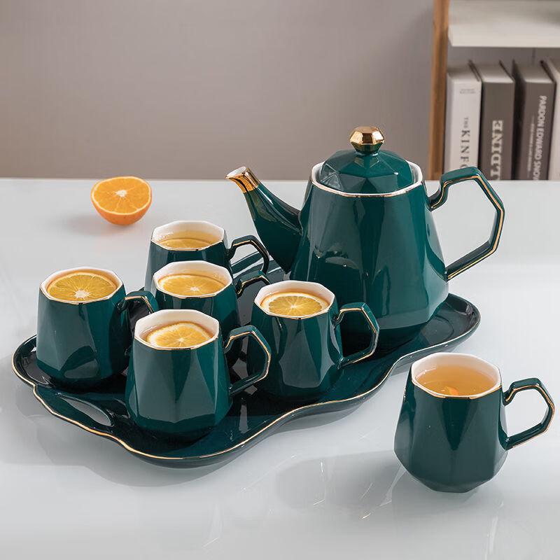 Handton Ceramic Teapot and Teacup Set