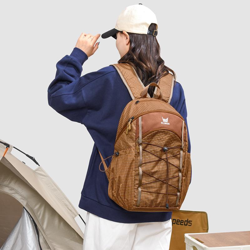 Schultasche Große Kapazität Karomuster Bergsteiger Umhängetasche Wanderrucksack Wasserdicht Neu Verschleißfest Outdoor Leichter Rucksack