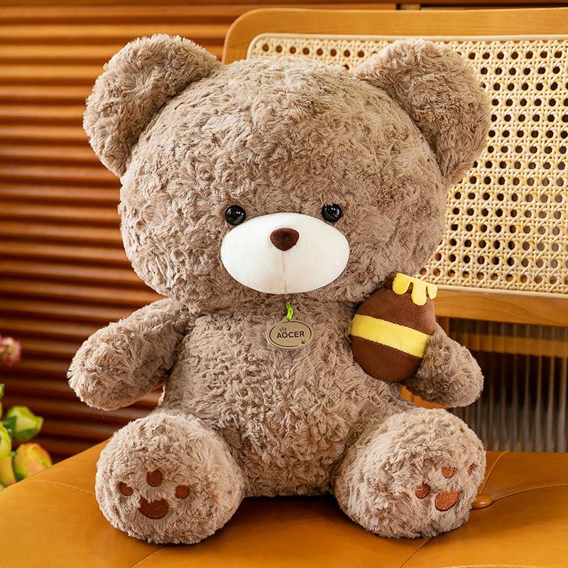 Internet Celebrity Honeypot Bear Doll Cute Teddy Bear Rag Doll Cuddle Bear Sleep Hug Pillow