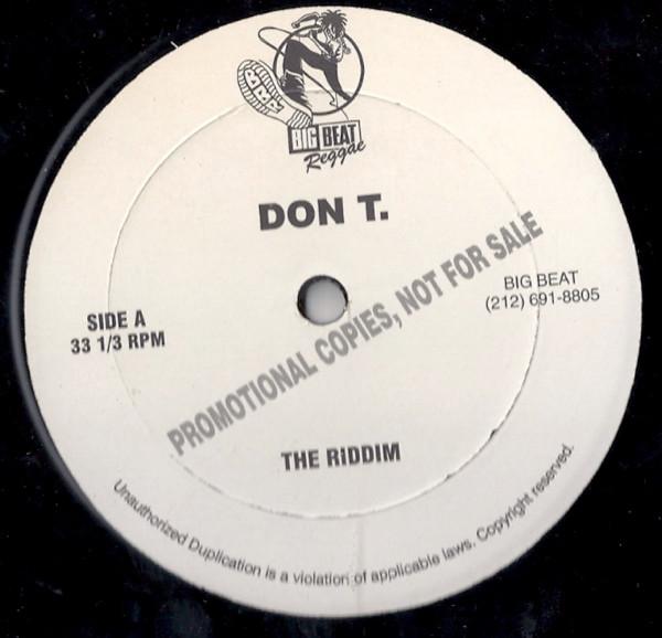 

12inch Record DON T Da Riddim Pal Off NONE BIG BEAT REGGA 1994 US Reggae Ska Dub Used