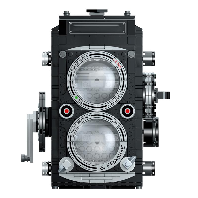 622PCS Vintage Camera Creative Fashion Play Model Puzzle Building Block Toy Holiday Gift