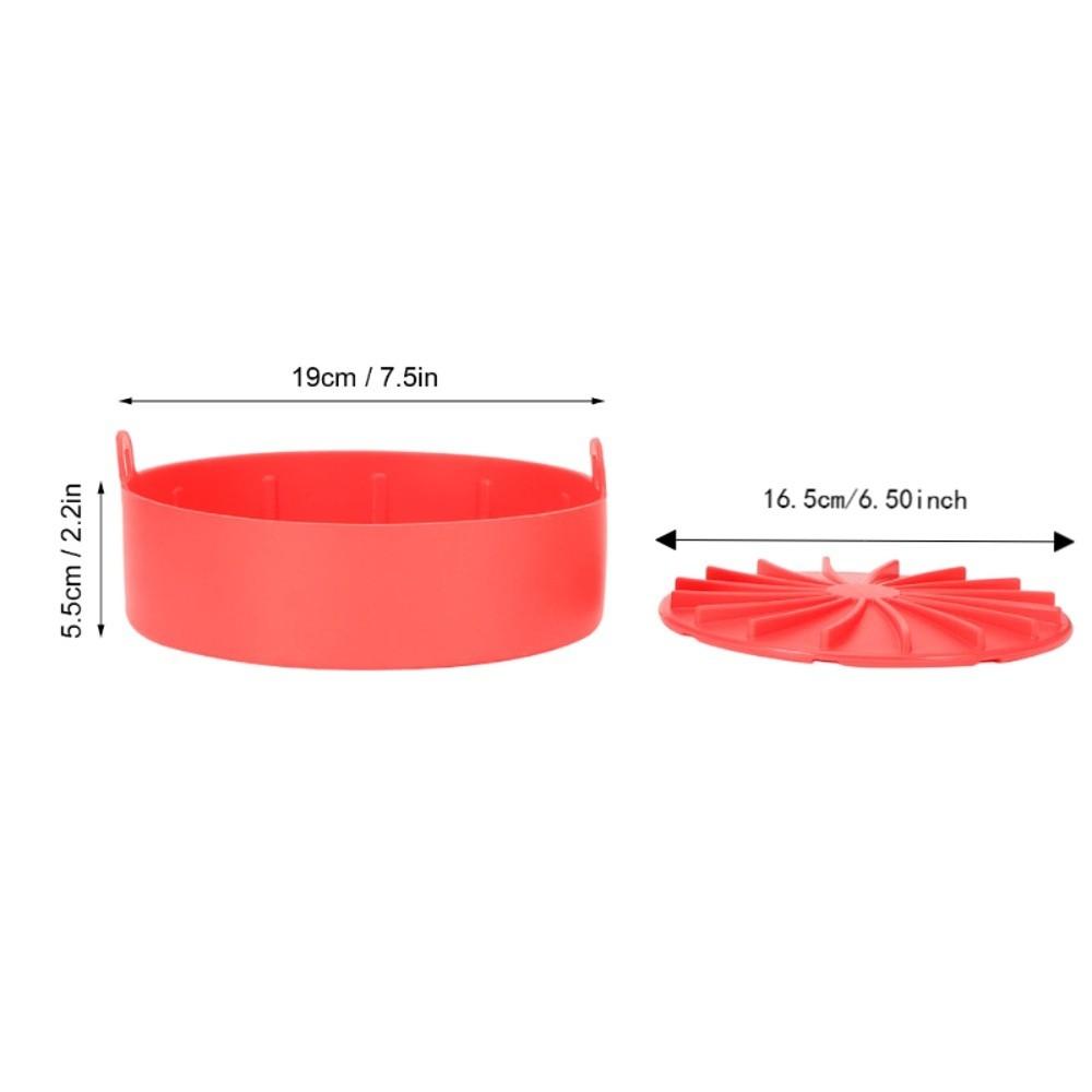 Heat Resistant Air Fryer Silicone Pot Food Grade Silicone Air Fryer Basket Liner Cooking Baking