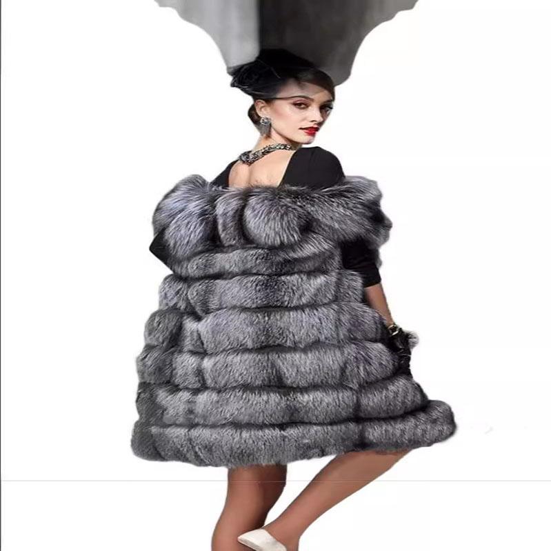 Gilet d'hiver épais et rembourré à col rond pour femme, grande taille, mi-long, ample, double épaule, chaud, décontracté, confortable