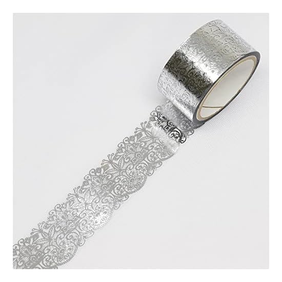 Made in Japan GR-4079 Kamiiiso Elegance (Silver Foil) 20mm x 3m