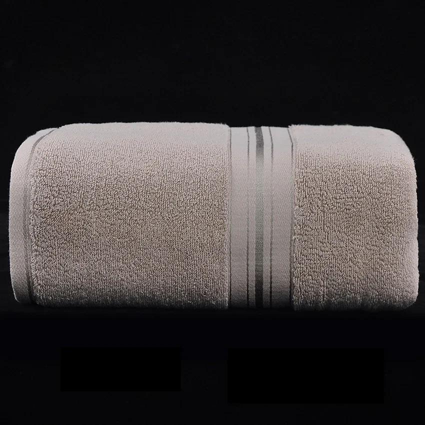 

Большое антибактериальное банное полотенце 100% хлопок толстые мягкие полотенца прочные впитывающие полотенца для ванной спа-душа для взрослых коричневый