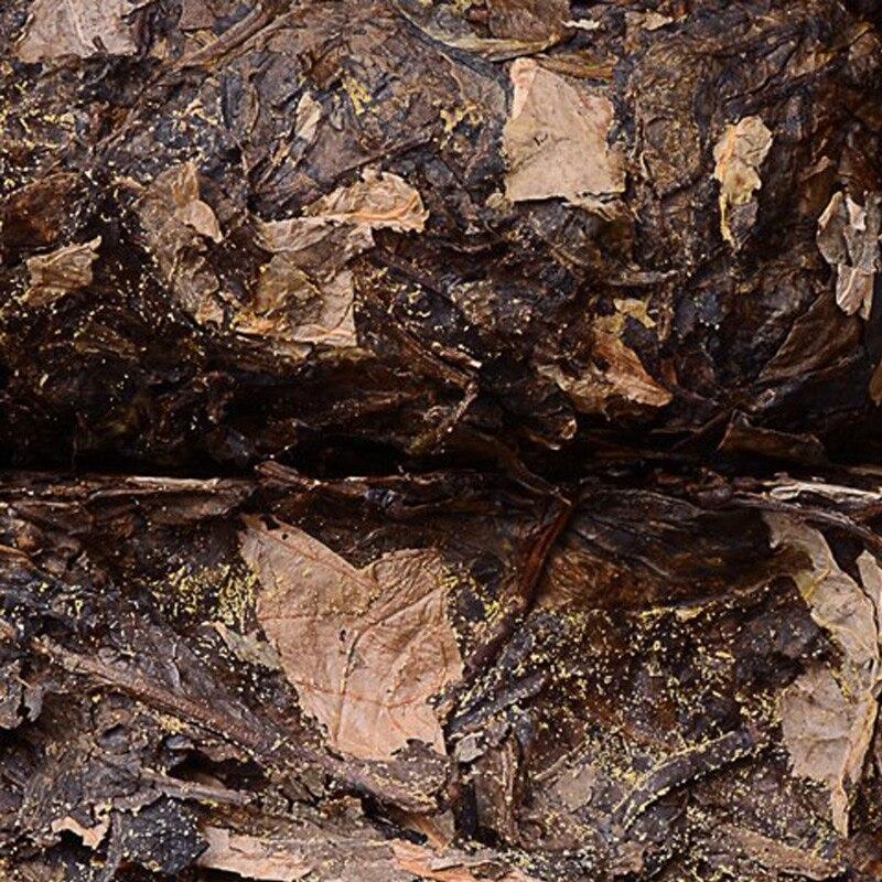 2017 Anhua Dark Tea Fu Tea Golden Flower Lotus Fragrance Dark Compressed Tea 1000g