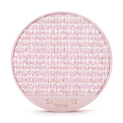 CANMAKE Marshmallow Finish Powder ~Abloom~ 01 (Limited Edition Tweed Container) Dearest Bouquet Tone-Up Face Powder, Complexion Corrector, Wash-Off,
