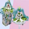 Cute-Style Hatsune Miku Figure For Pretty Girl Four-Leaf Clover Flower Fairy Model Decorative Collectibles - Great Birthday Gift