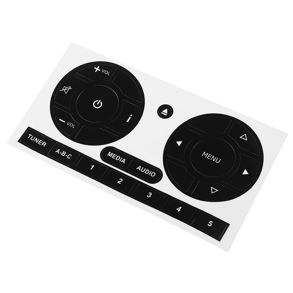 For Fiat 500 2011 2015 Car Multimedia Menu Media Radio Audio Volume Switch Button Repair Decal Sticker Anti Scratch