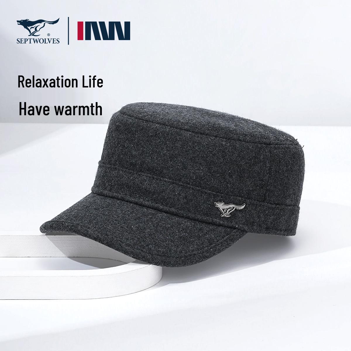 Вышитая бейсболка с утиным козырьком «Семь волков»