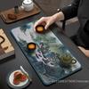 hinese-Style Tea Flag High-End Long Tablecloth Absorbent Quick-Drying Wash-Free Tea Towel for Home Use