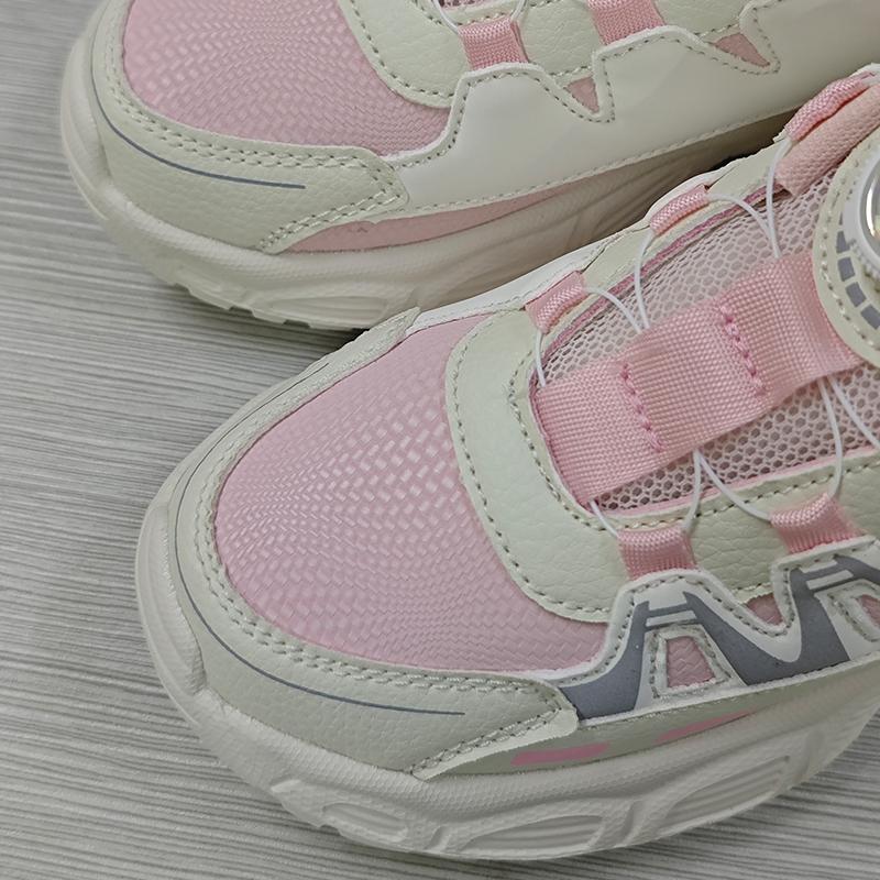 Cute Pink Girls Sneakers Fashion Running Shoes for 7-15 Years Children Sports Casual Shoes Lightweight Kids Tennis
