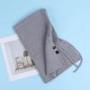 Korean-style knitted shawl hat for women, fashionable and stylish, adjustable, simple and warm for autumn and winter, with ear protection and faux