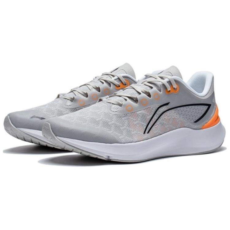 New LiNing Cushioning Lightweight Low Top Casual Running Shoes Men's White ARBT003-3