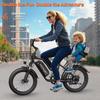 LD20 dospělé horské elektrokolo 750W motor Ebike 48V20Ah baterie městské elektrokolo 20 palců celoplošná pneumatika elektrokolo