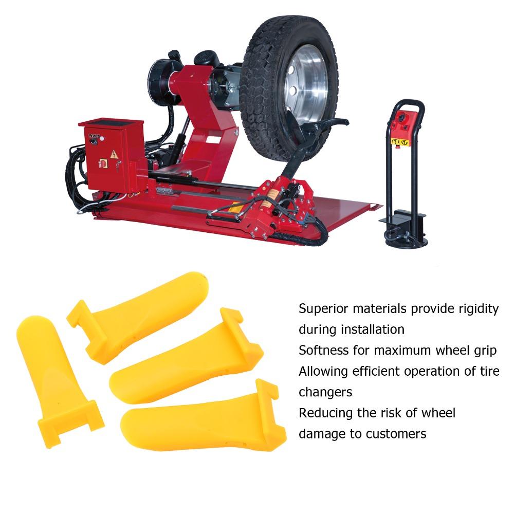 4PCS Right Angle Style Jaw Clamp Covers Tire Changer Accessories  Maintenance Technician