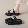 Two Wear Beautiful Platform Sandals Women's Summer 2025 New Outer Wear High-end Seaside Beach Fairy Cool Slippers