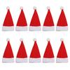 10Pack Christmas Tableware Decorations Wine Bottle Caps Knife and Fork Cloth Bag