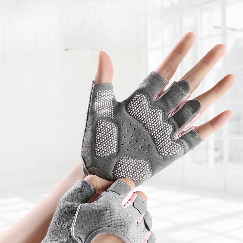 New Fitness Half-finger Gloves for Men and Women Anti Slip Equipment Horizontal Bar Pull Ups  Anti Cocooning Sports Cycling Gloves