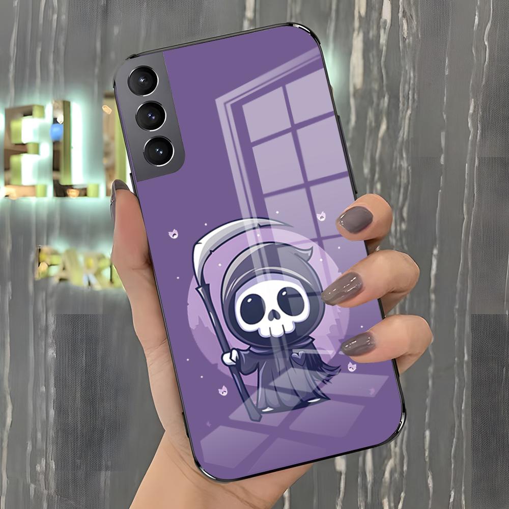 Grim Reaper Cool Phone Case For Samsung S26 S25 Plus S20 S20 Plus S22 Ultra S23 FE S21 Plus S21 Ultra Glass Cover