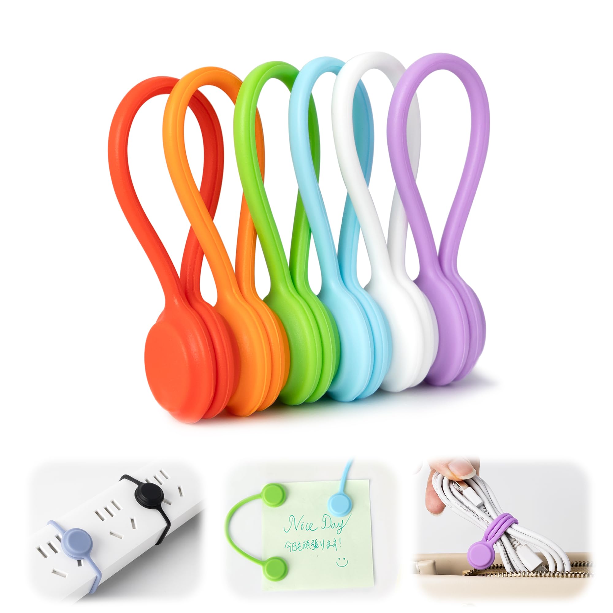 

Convenient and Multifunctional Cable Clips, Magnetic Cord Clips, Cable Holders, Magnetic Cable Clips, Cable Organizers, Organize, Secure, Bundle, and