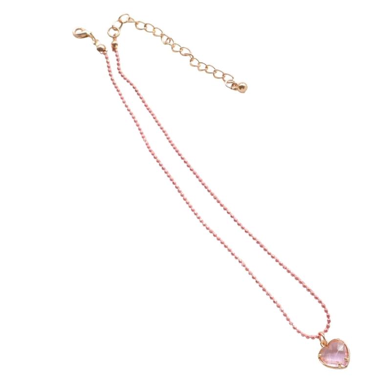 White Pearls Love- Heart Star Necklace Female Temperament Niche Collarbone Chain Korean Version Student Simple Jewelry
