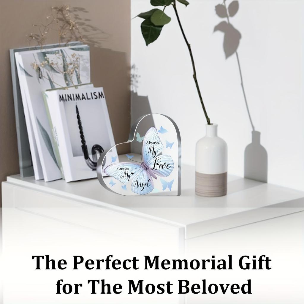 2D Flat Sympathy Memorial Gifts for Loss of Loved One, Loss of Father Mother Sympathy Gifts Bereavement Condolences Grief Gifts