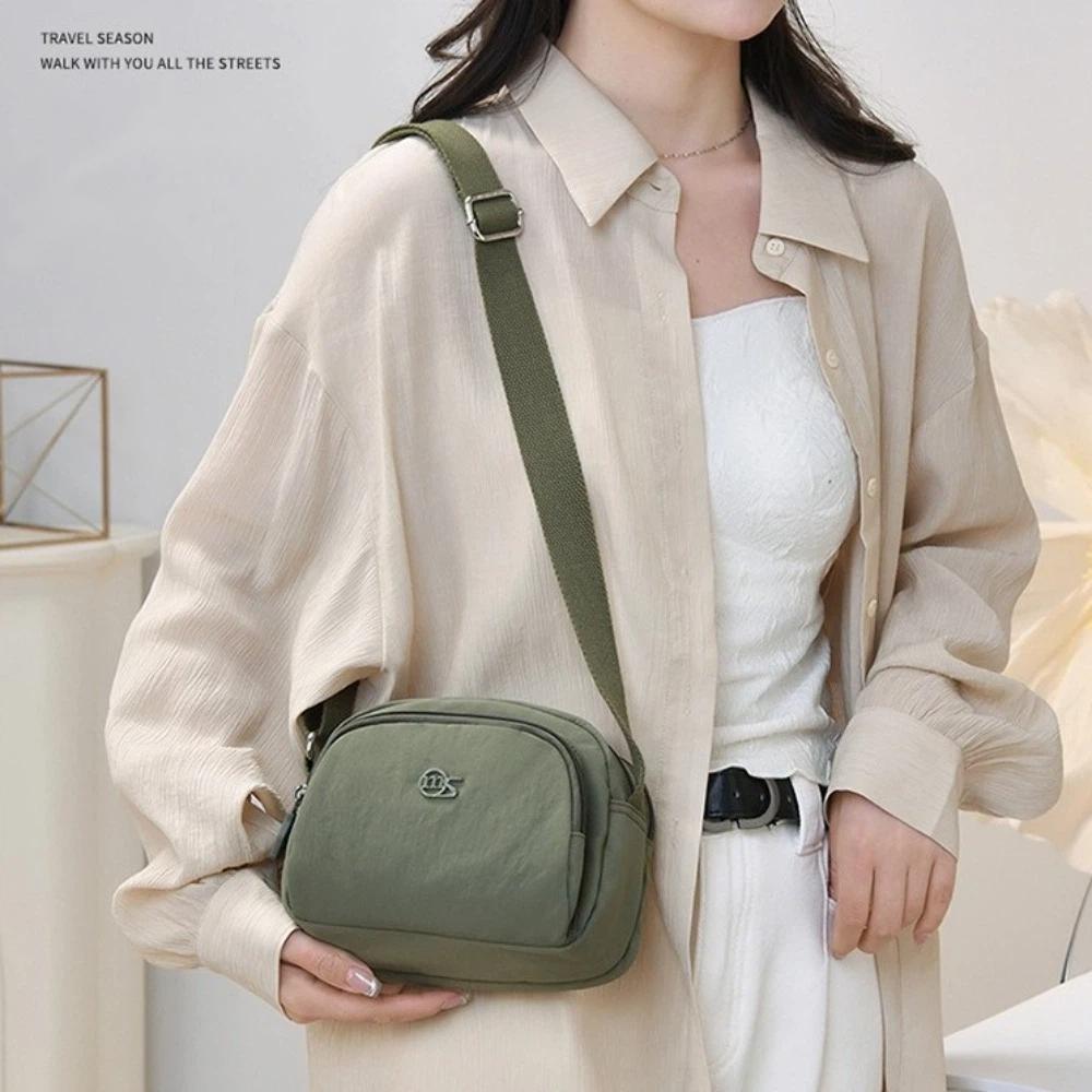 New Long Strap Shoulder Bag All-match Light Weight Crossbody Bag Multi-pocket Advanced Sense Messenger Bag For Girls Women