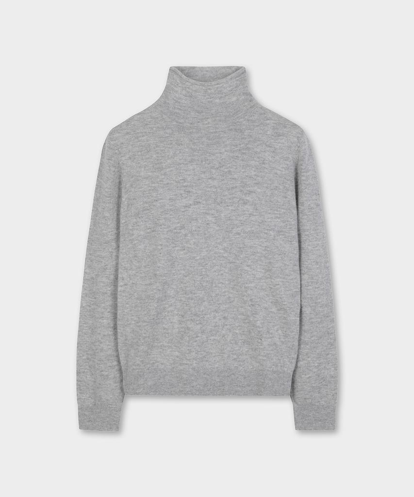 BROOKS BROTHERS Wool Cashmere Turtleneck Sweater (Light Grey) (Bbwuwb0002Xef)