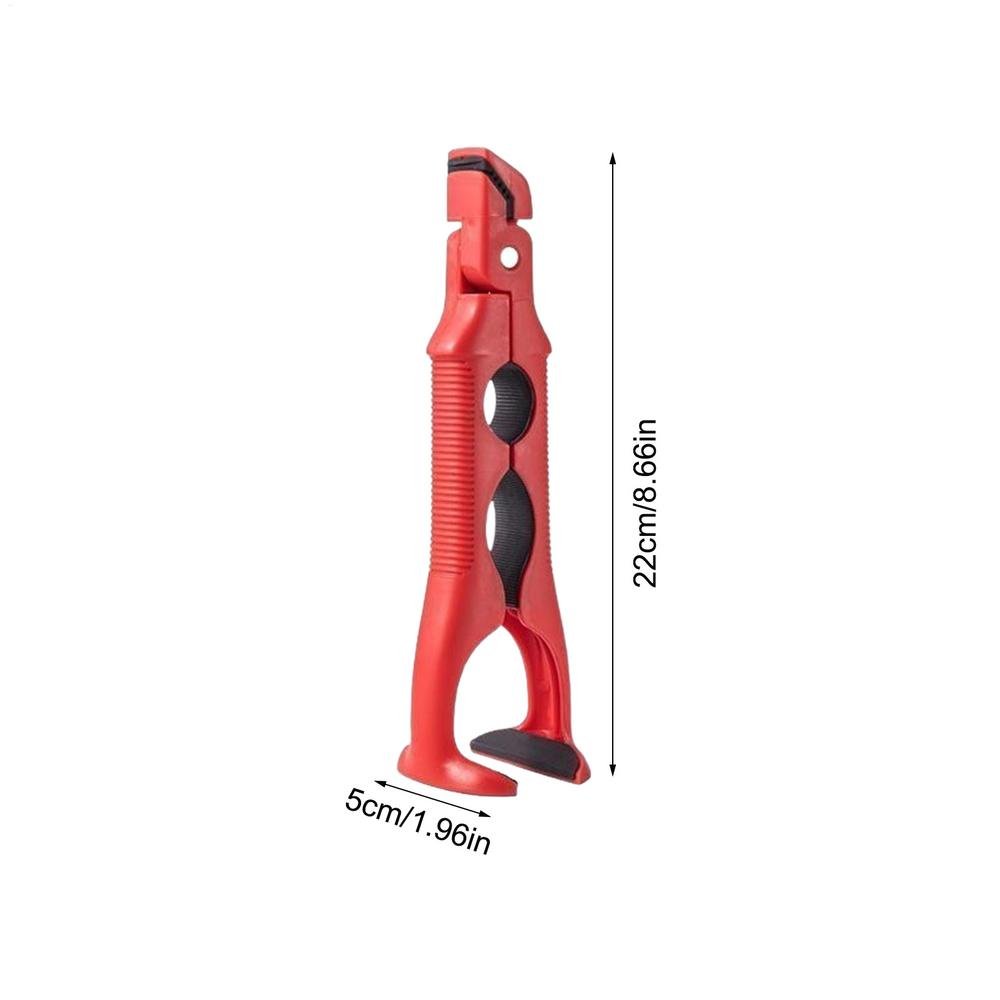 

Hot Plate Gripper Heat Protection Non Slip Pizza Pans Grip Clamp Holder Indoor Home Party Gathering BBQ Cooking Kitchen Baking красный