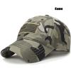 New Fashion Classic Unisex American Flag Embroidered Pattern Cotton Adjustable Baseball Cap