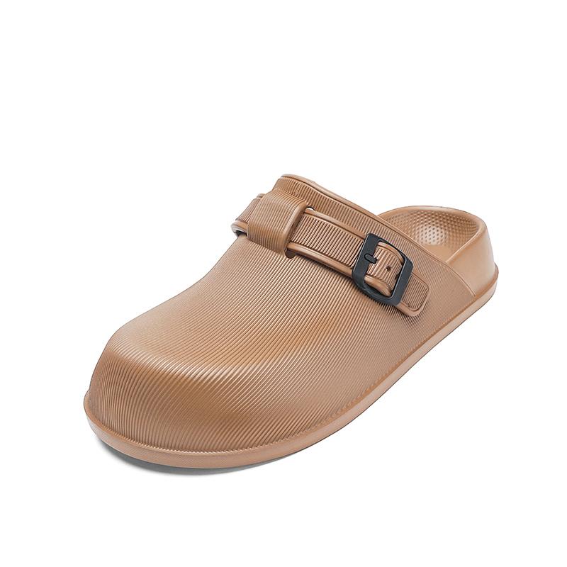 Men Fashion Closed Toe Mule Sandals Lightweight Casual Outdoor Slippers Breathable Summer Walking Shoes 36 To 45