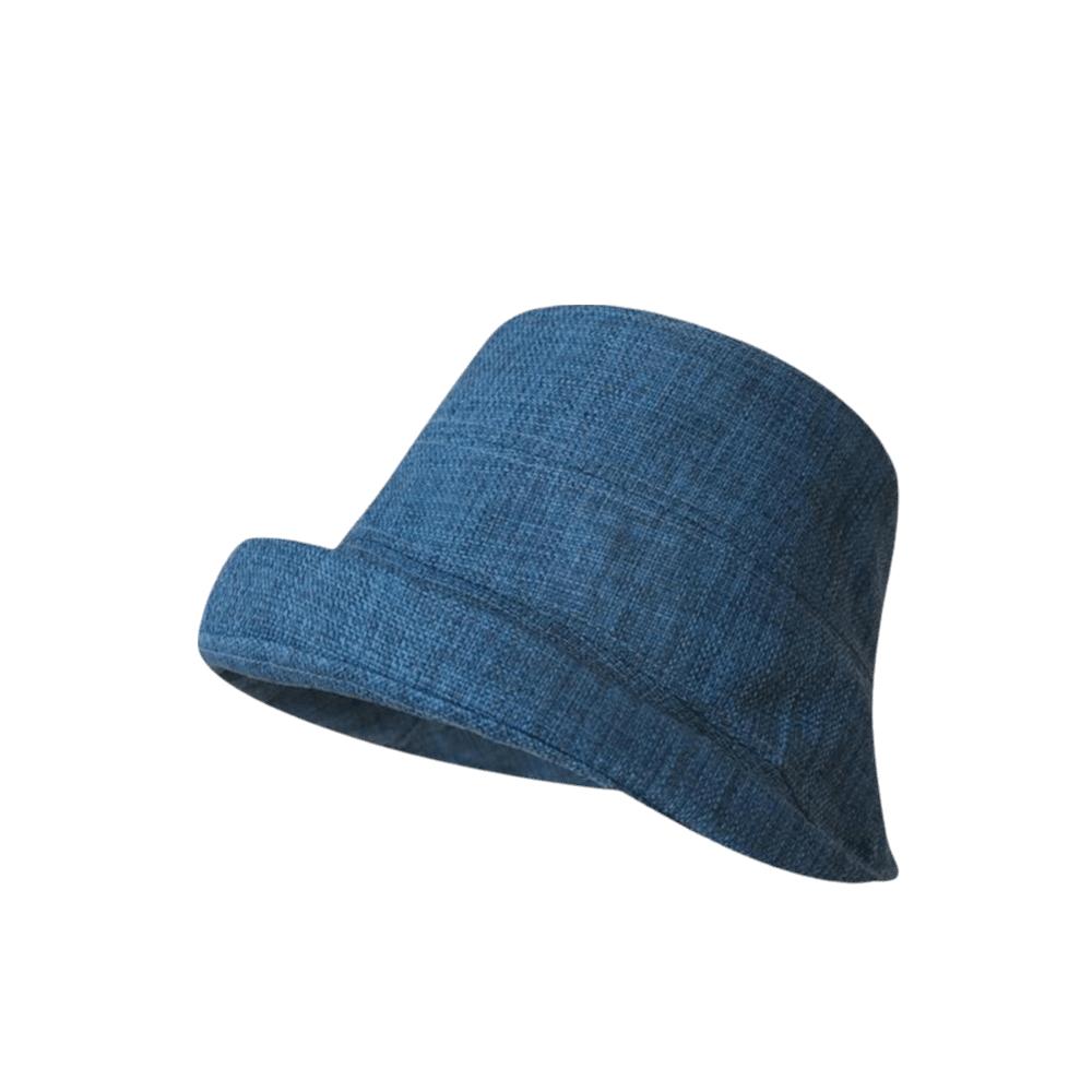 Roll Rim Fisherman Hat Linen Fedora Hat Casual Sunshade Hat  Outdoor Sports