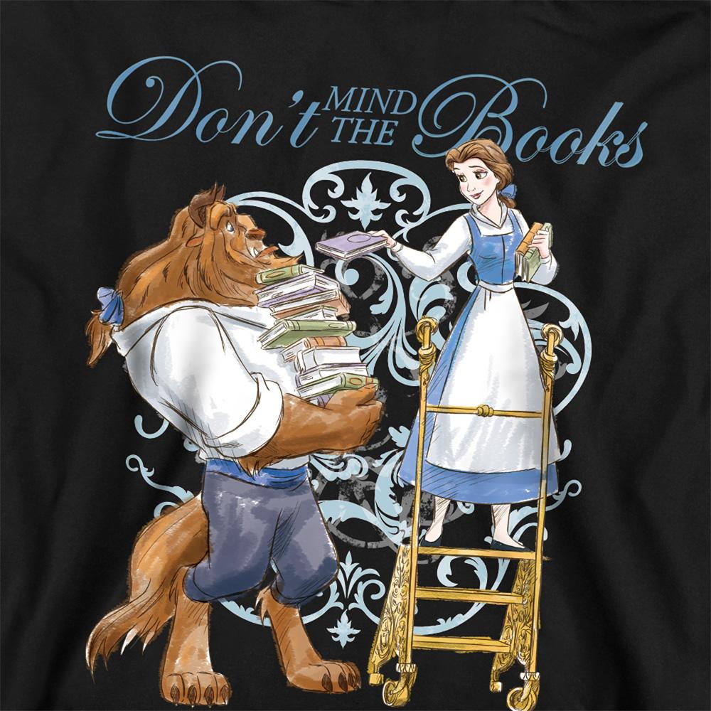 Beauty And The Beast Childrens/Kids Don't Mind the Books Hoodie