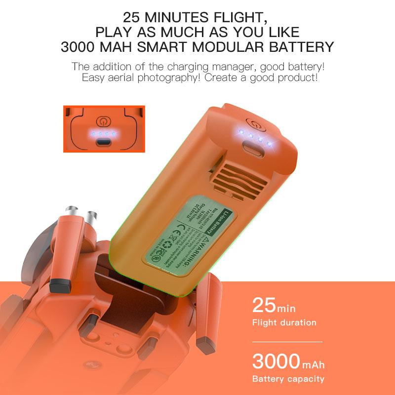 SG108 GPS Drone with 5G Wifi Quadcopter 2-Axis Gimbal 4K Dual HD Camera Brushless Optical Flow 360° Surround Shooting with Intelligent Tracking Drone