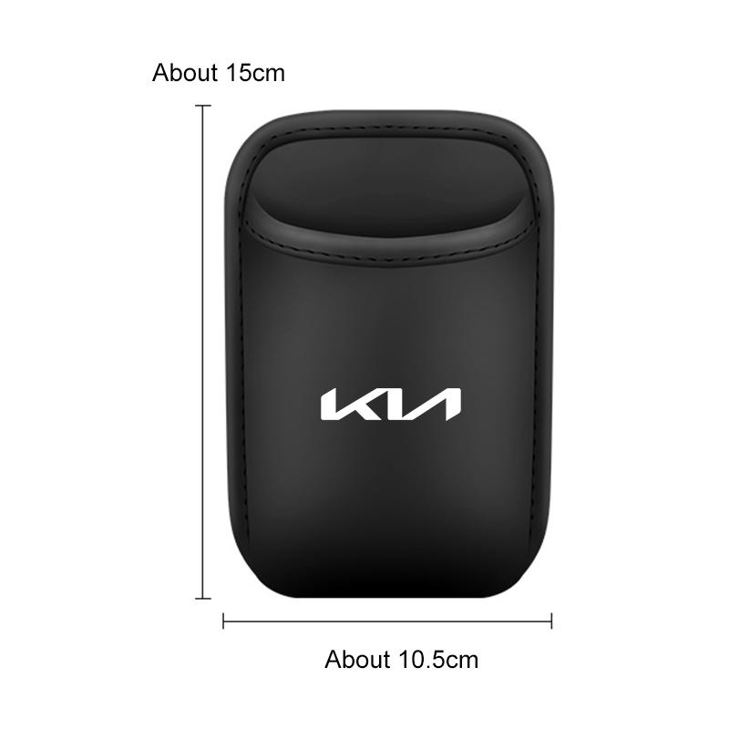 QAXS4 Leather Car door Water cup holder storage box For KIA Rio 5 Ceed Cerato K2 K3 K4 Sportage Picanto Optima Drink Rack ,Storage Bin
