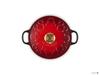 LE CREUSET Disney Mickey Mouse Marmite 18cm Cherry Red with Matte Black and Gold Knobs [Official Japanese Product]